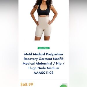 Medical postpartum recovery garment XS
